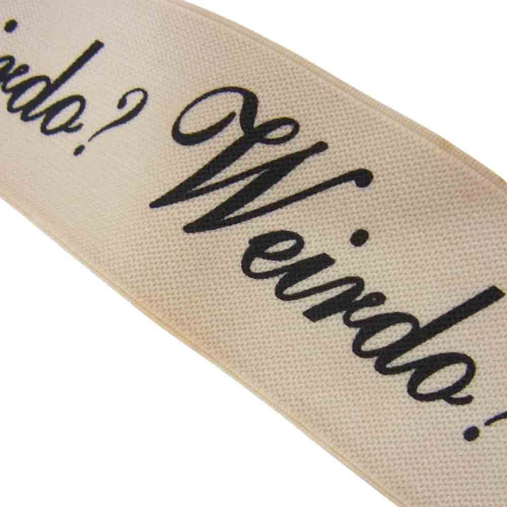 WEIRDO ウィアード ロゴ サスペンダー ベージュ系【中古】