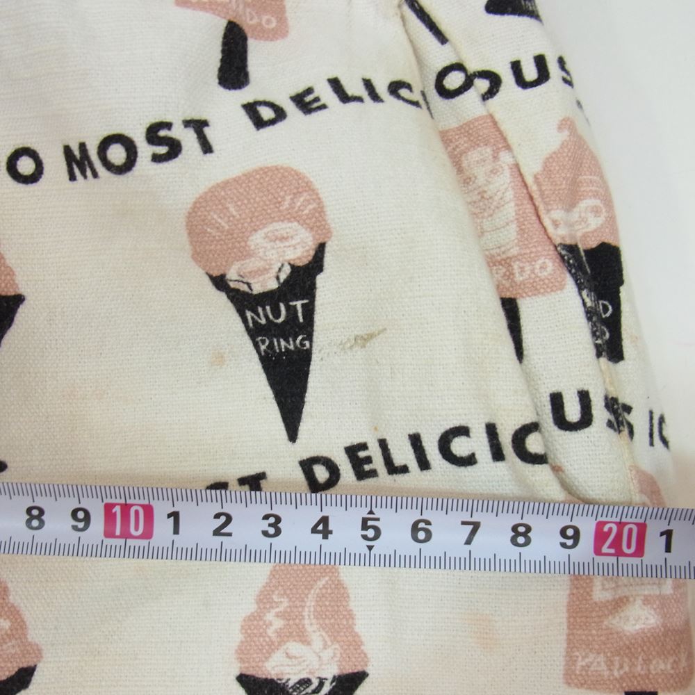 WEIRDO ウィアード 18SS WRD-18-SS-06 総柄 イージー パンツ ホワイト系 M【中古】