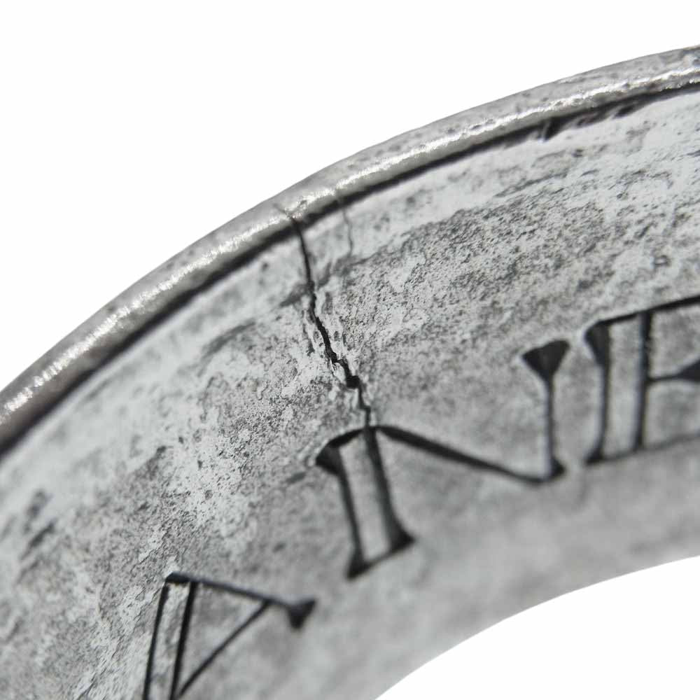 CHANEL シャネル ヴィンテージ ココマーク ロゴ バングル ブレスレット シルバー系【中古】