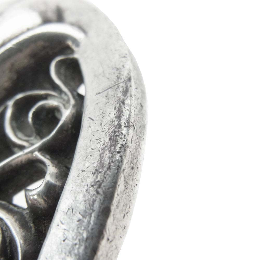 CHROME HEARTS クロムハーツ(原本無) BUCKL OVAL CROSS 1.5 クラシックオーバル ベルト バックル シルバー系【中古】