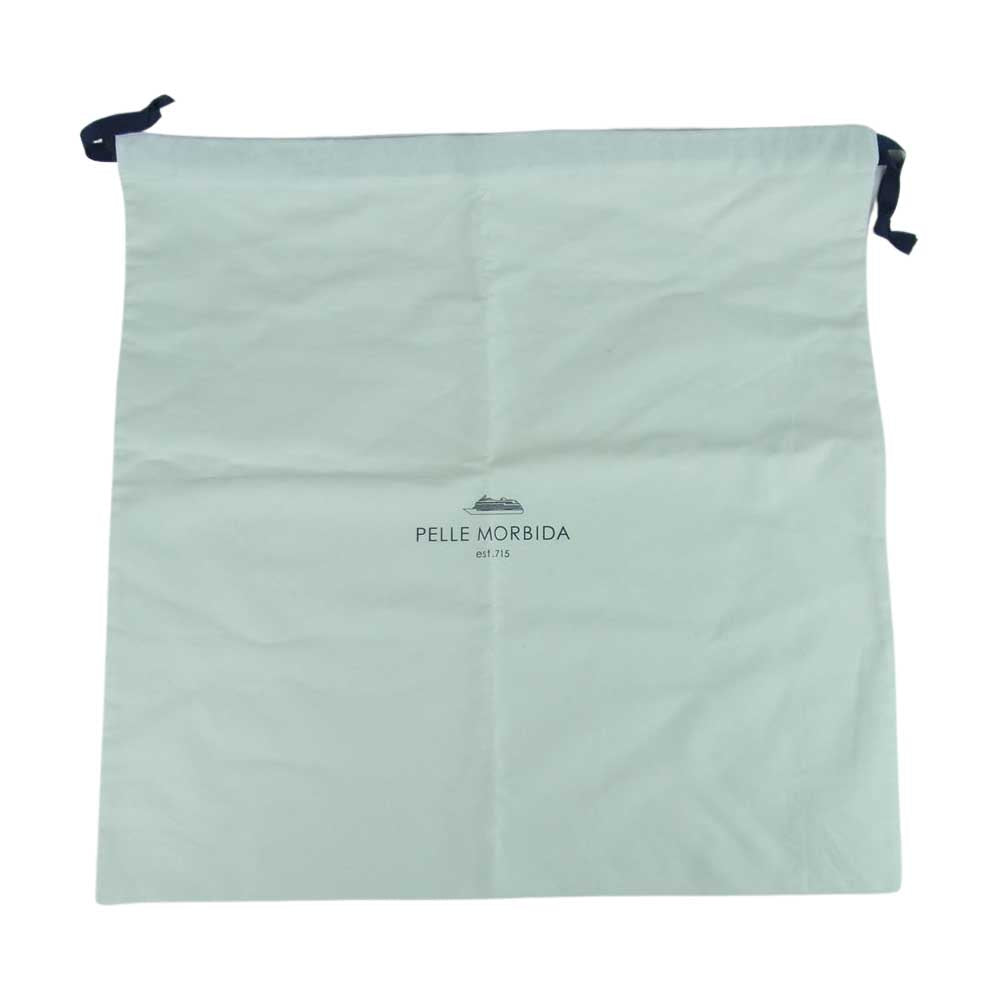 PELLE MORBIDA ペッレモルビダ pmo-ca015 Capitano キャピターノ CA015-ブリーフケース ビジネスバッグ 1室タイプ ブラック系【極上美品】【中古】