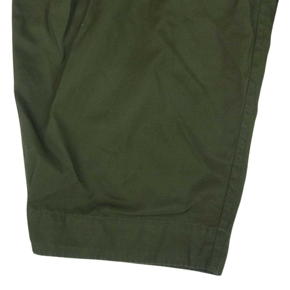 PORTER CLASSIC ポータークラシック 23SS PC-027-1819 GABARDINE BEBOP PANTS ギャバジン ビバップ パンツ カーキ系 L【美品】【中古】