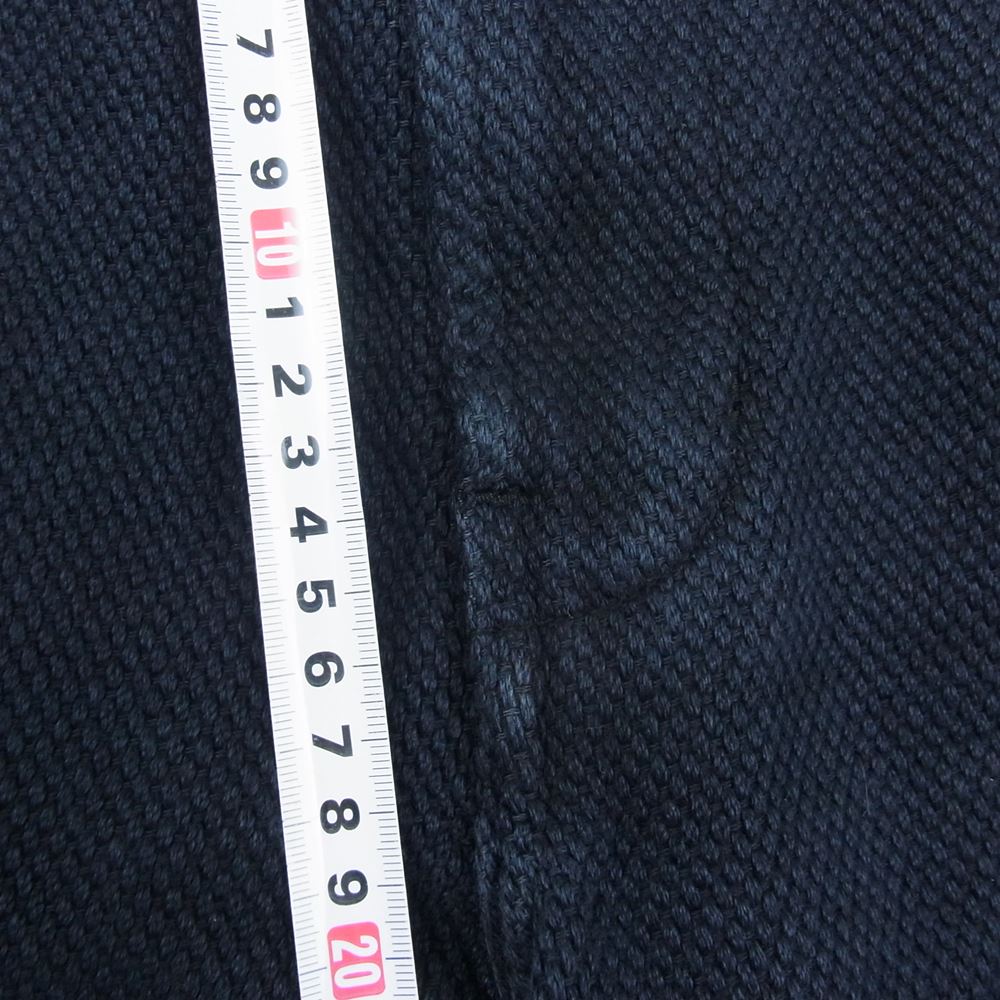 PORTER CLASSIC ポータークラシック 21AW PC-001-1425 PC KENDO CROPPED SLIM PANTS D.NAVY ケンドー クロップド スリム パンツ 剣道 ネイビー系 L【中古】
