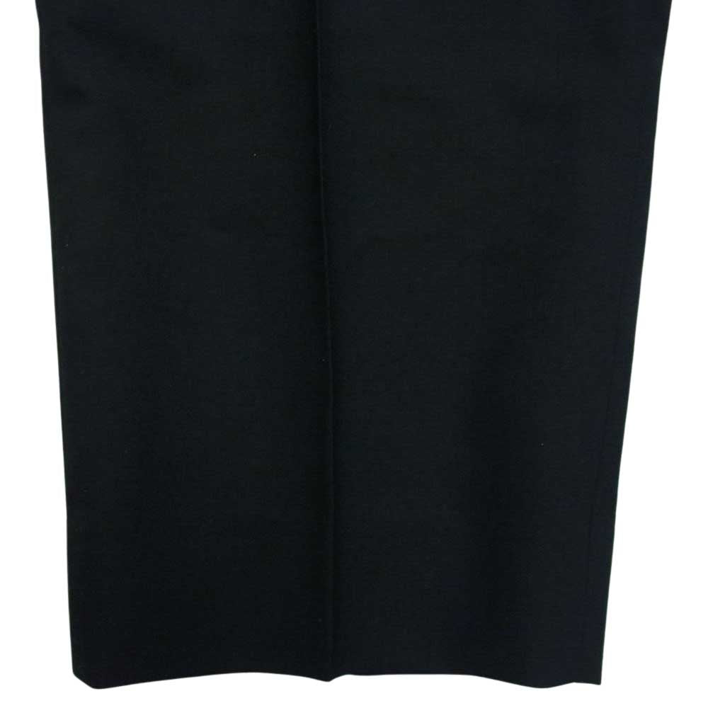 markaware マーカウェア 21AW A21A03PT01C FRONT PLEATS PEGTOP ORGANIC WOOL TROPICAL フロントプリーツ ペグトップ トロピカルウール テーパード スラックス パンツ ブラック系 4【美品】【中古】