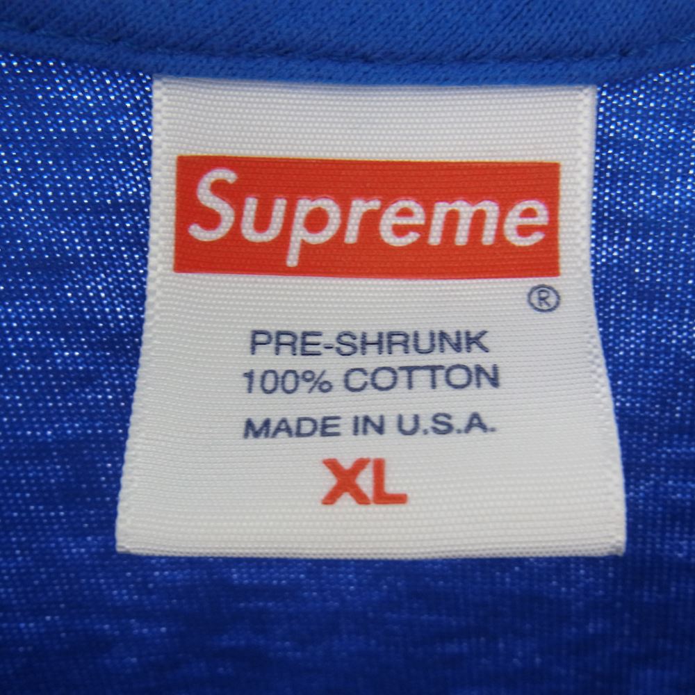 Supreme シュプリーム 20SS LOVED BY THE CHILDREN TEE ラブド バイ ザ チルドレン Tシャツ キリスト ブルー系 XL【美品】【中古】