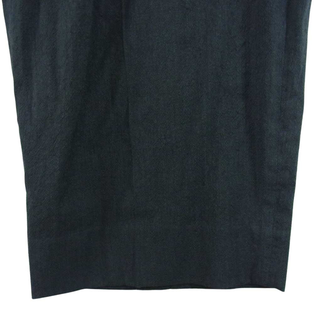 ブラームス 23SS BHS23S015 Wool Rayon Silk Super Wide Slacks ウール レーヨン シルク スラックス パンツ グレー系 2【美品】【中古】
