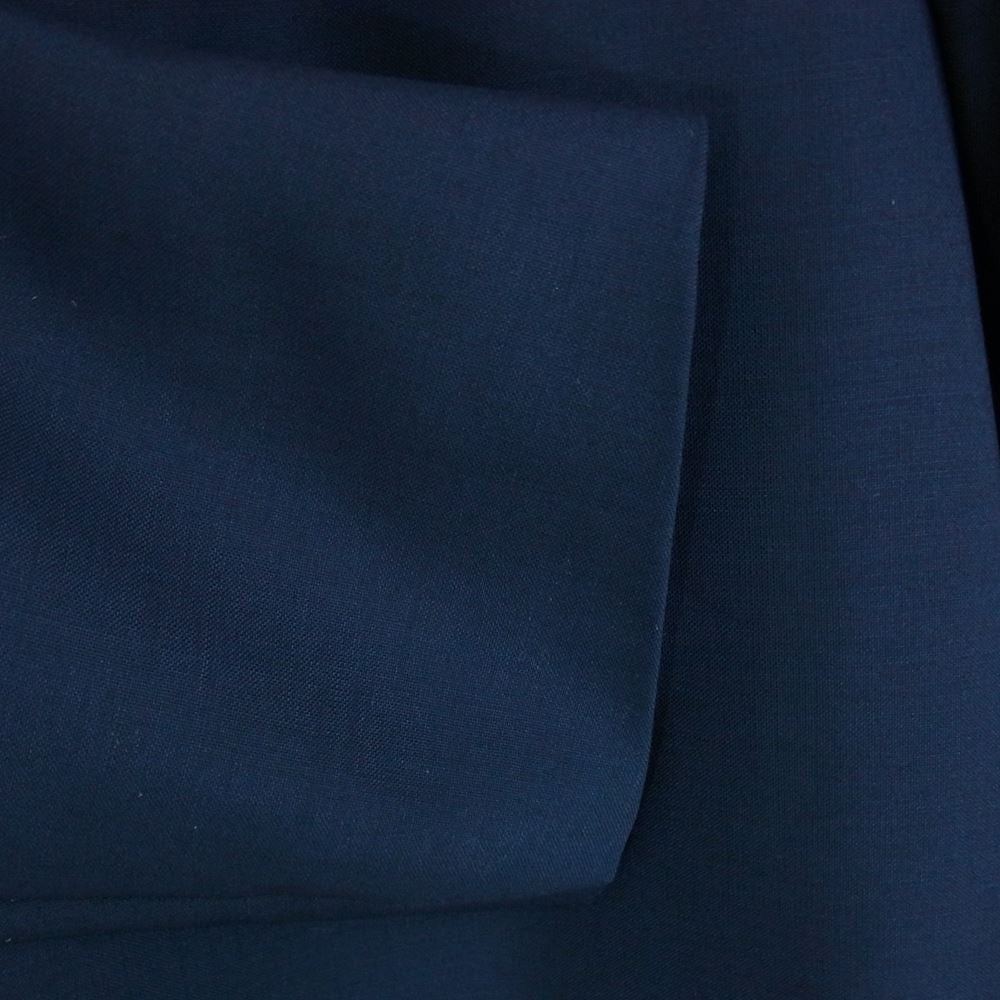 Dunhill ダンヒル LONDON ロンドン イタリア製 シルクライニング モヘア ウール ステンカラー コート ネイビー系 48【美品】【中古】