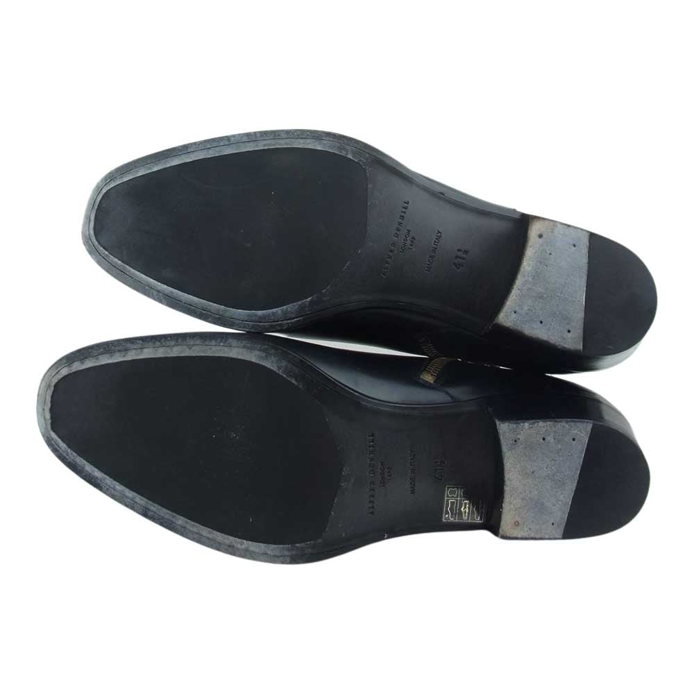 Dunhill ダンヒル DU18F1507F6 ALFRED DUNHILL DUKE アルフレッドダンヒル サイドジップ レザー ヒール ブーツ ブラック系 41.5【中古】