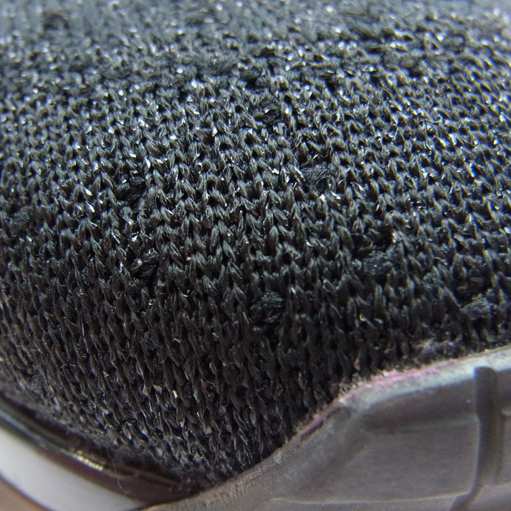 LOUIS VUITTON ルイ・ヴィトン 1110 V.N.R ライン ニット ローカット スニーカー ブラック系 9【中古】