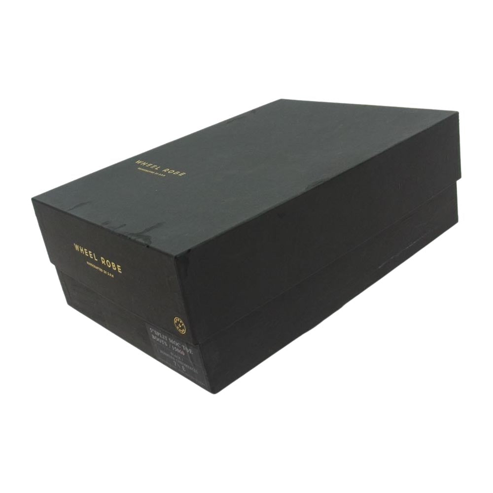 ウィールローブ 15060 5 SPLIT MOC TOE BOOTS 5インチスプリットモックトゥ ブーツ ブラック系 7 1/2 E【美品】【中古】