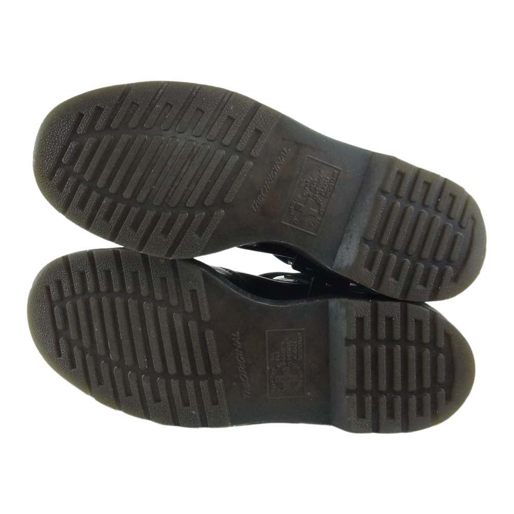 Dr.Martens ドクターマーチン WINCOX ウィンコックス ベルト チェルシー サイドゴア ブーツ ブラック系 UK8【中古】