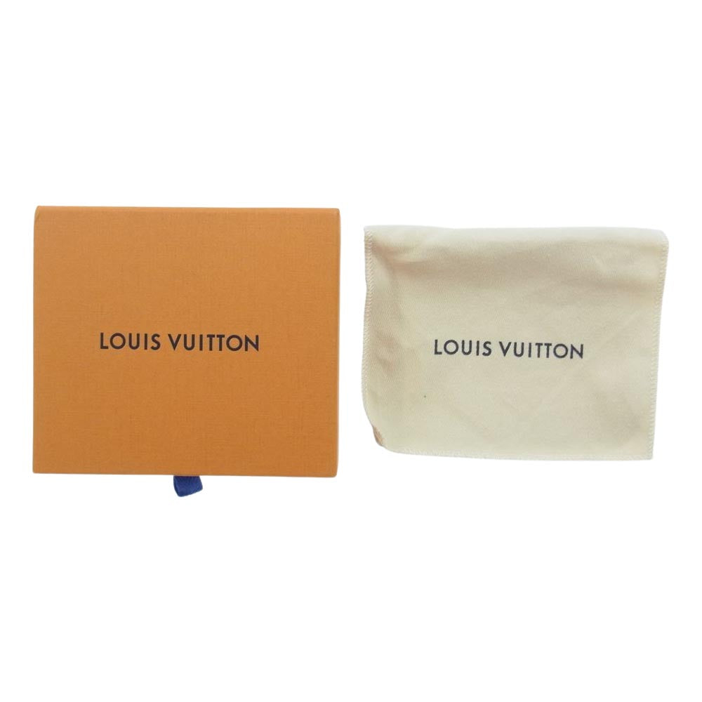 LOUIS VUITTON ルイ・ヴィトン M68728 ポルトフォイユ ロックミニ カーフレザーブロン 三つ折り 財布 ホワイト系【中古】