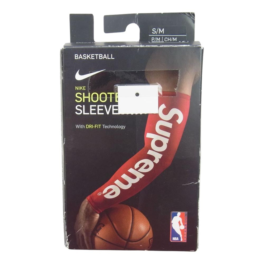 Supreme シュプリーム 17AW NIKE NBA Shooting Sleeve ナイキ シューティング スリーブ アームバンド サポーター 赤系 レッド系【美品】【中古】