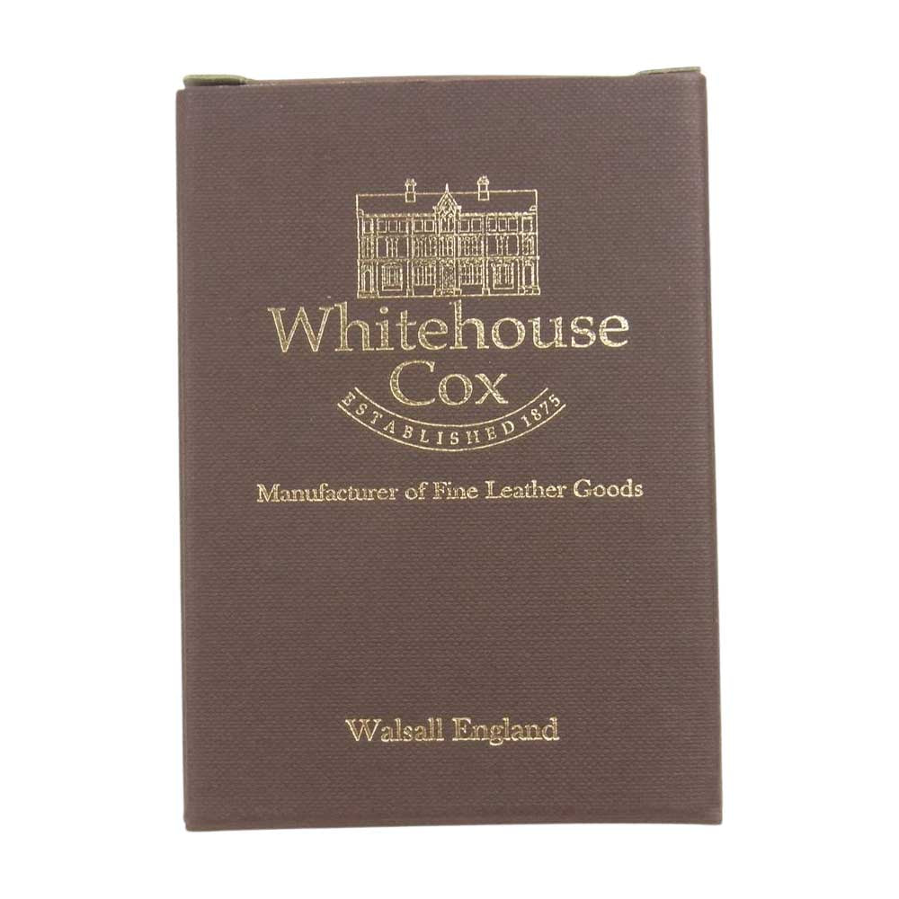WHITE HOUSE COX ホワイトハウスコックス S9905 英国製 BRIDLE GREEN ブライドル グリーン パスケース カードケース 定期入れ ダークグリーン【美品】【中古】