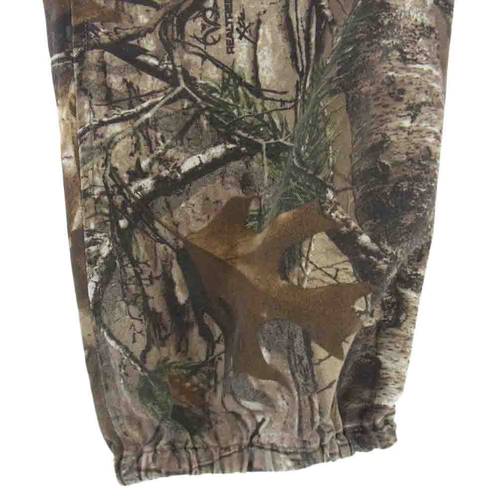 Supreme シュプリーム 17AW Realtree Camo Flannel Pant リアルツリーカモフランネルパンツ イージーパンツ 迷彩 ブラウン系 S【中古】