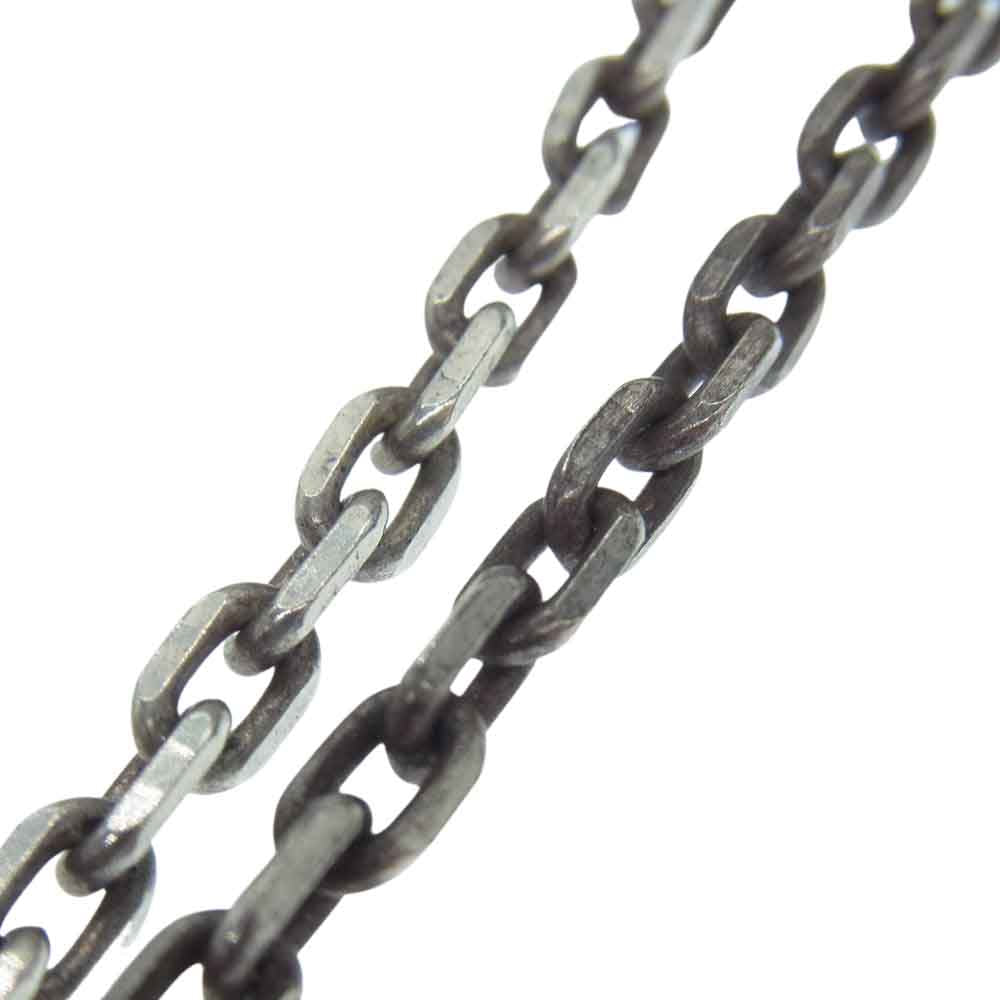 タディアンドキング イーグル フック & レギュラーホイール 金縄ターコイズ付き チェーン ネックレス シルバー系【中古】