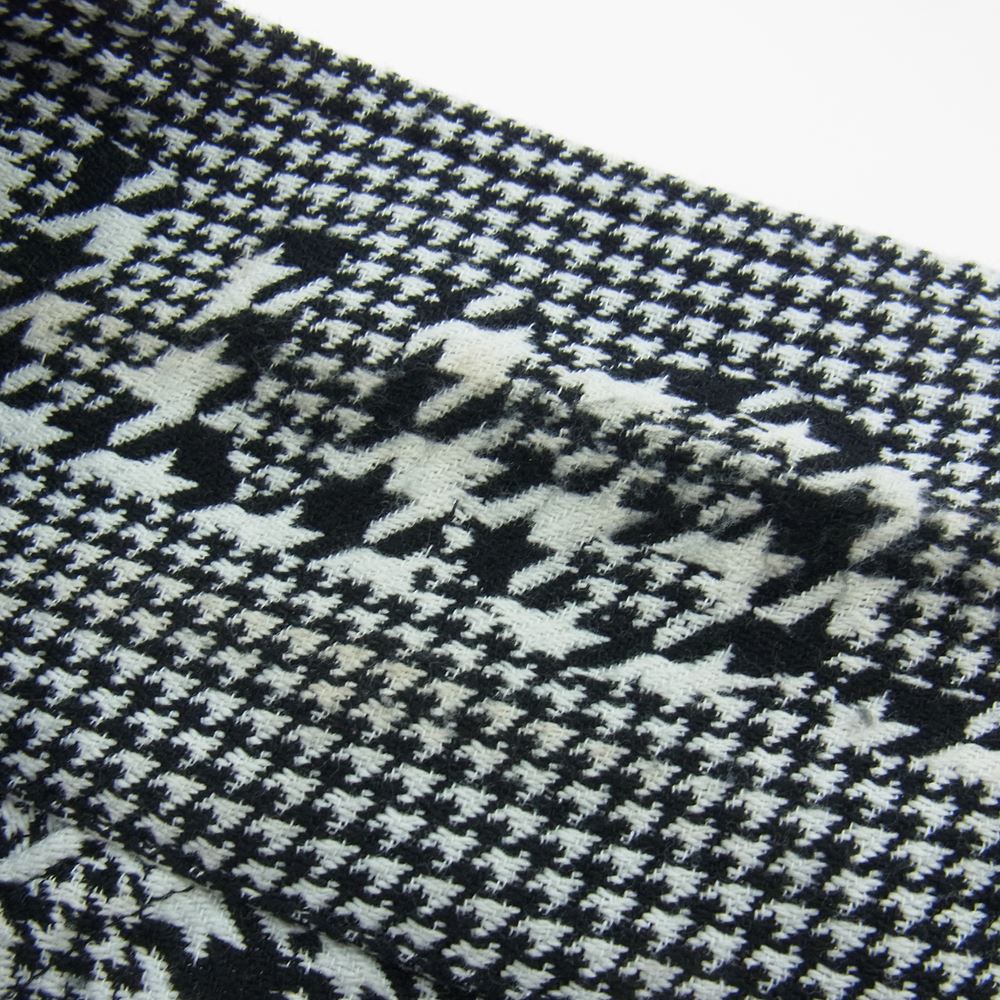 Supreme シュプリーム 20AW Houndstooth Logos Snap Front Jacket ロゴ スナップ フロント ジャケット 千鳥格子 ブラック系 ホワイト系 M【中古】
