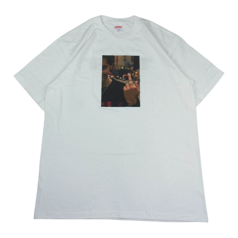 Supreme シュプリーム 18AW BLESSED DVD & TEE ブレスド Tシャツ フォトプリント ホワイト ホワイト系  M【新古品】【未使用】【中古】
