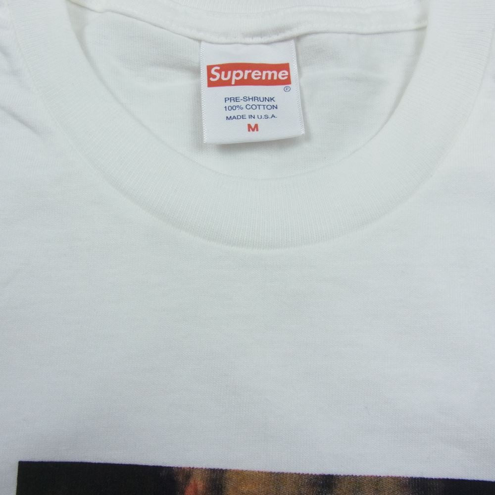 Supreme シュプリーム 18AW BLESSED DVD & TEE ブレスド Tシャツ フォトプリント ホワイト ホワイト系 M【新古品】【未使用】【中古】