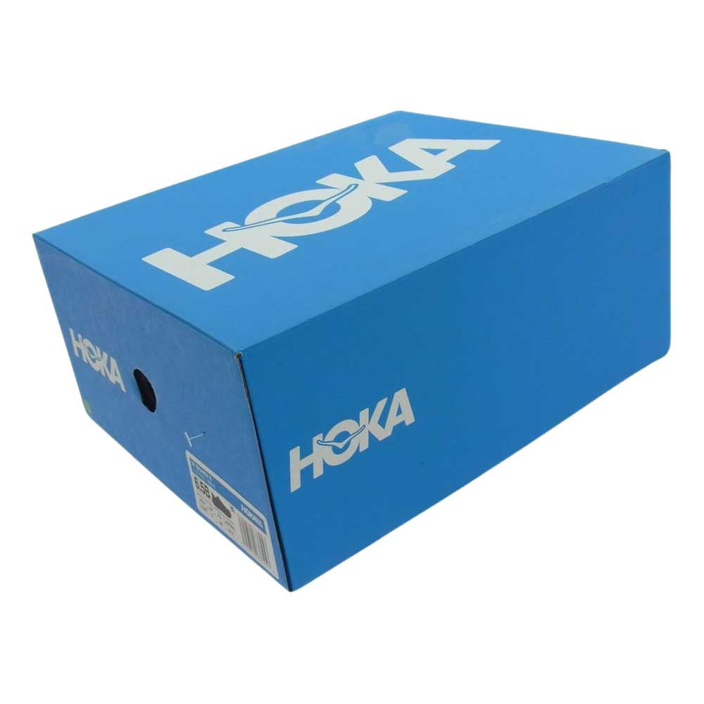 HOKA ONE ONE ホカ オネオネ 1127952-BBLC BONDI 8 WIDE ボンダイ 8 ワイド ランニング シューズ スニーカー ブラック系 23.5cm【極上美品】【中古】