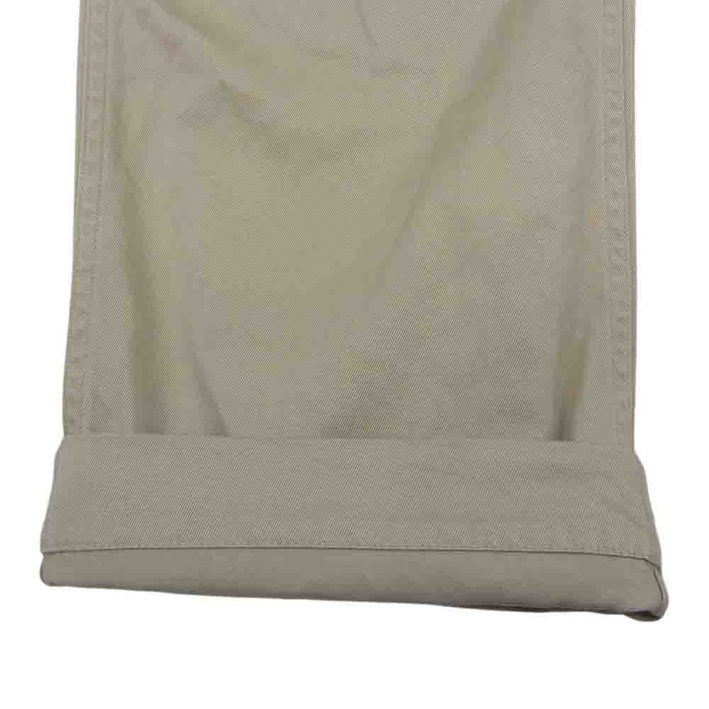 VISVIM ビズビム メタルボタン 切替 チノ パンツ ベージュ系 M【中古】