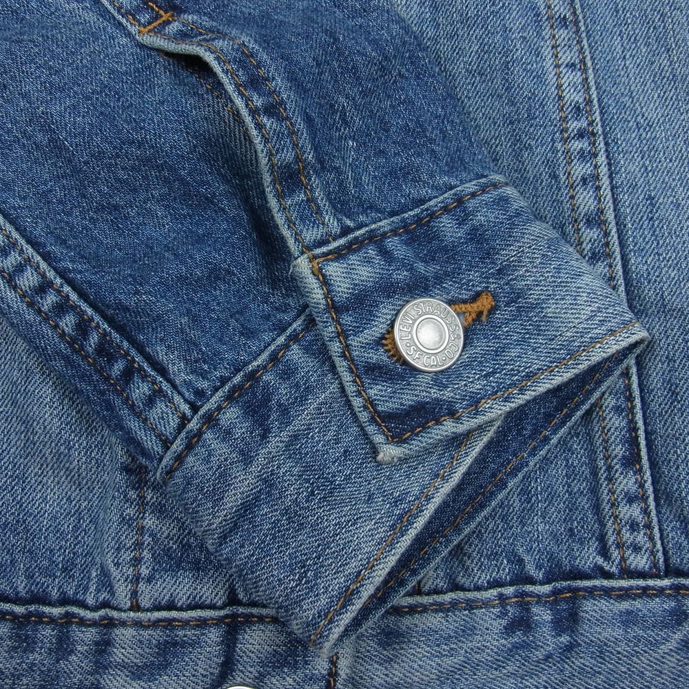 Levi's リーバイス 15750-0027 don't disturb ハート刺繍 デニム ジャケット インディゴブルー系 M【中古】