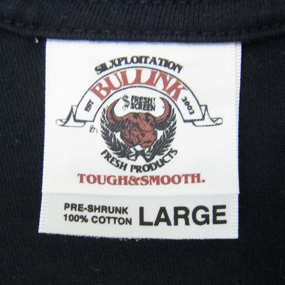 WTAPS ダブルタップス BULLINK社製 LAMF 刺繍 半袖 Tシャツ ブラック系 L【中古】