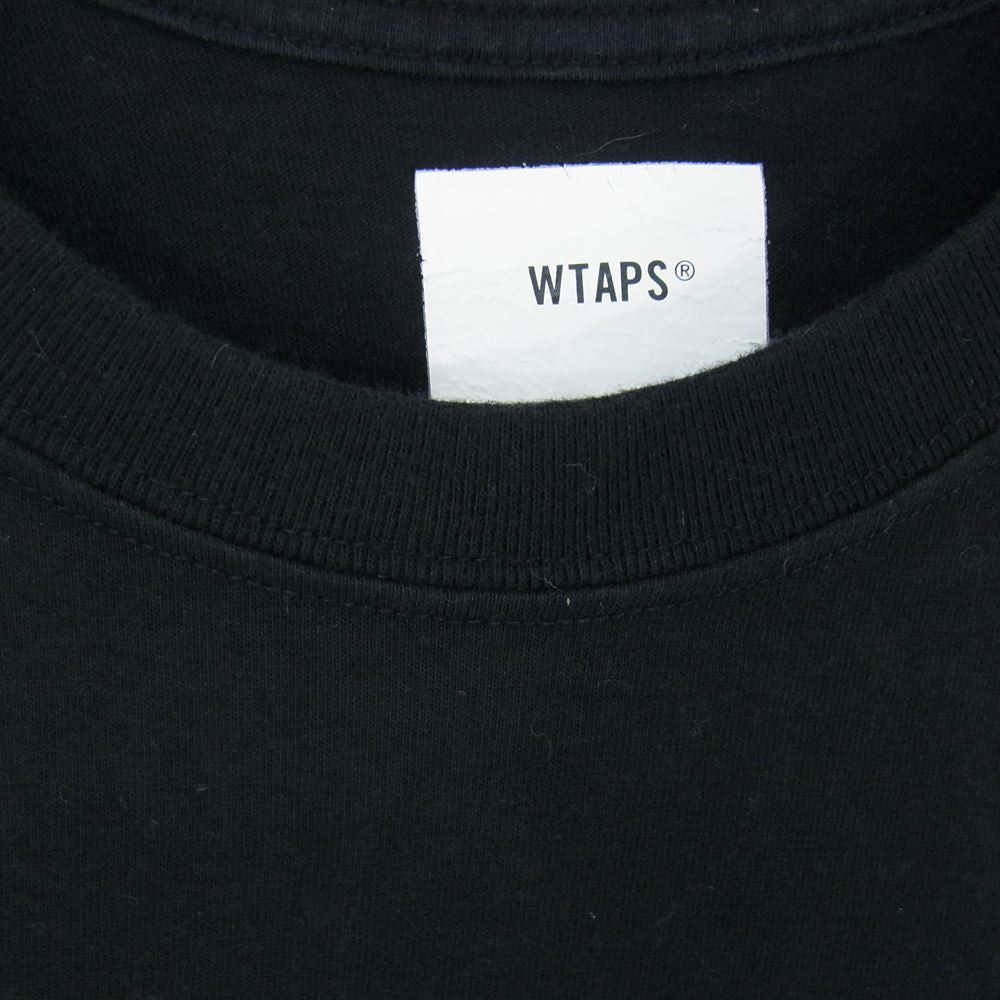 WTAPS ダブルタップス 21SS LONG LIVE WTAPS ロゴ 半袖 Tシャツ ブラック系 02【中古】