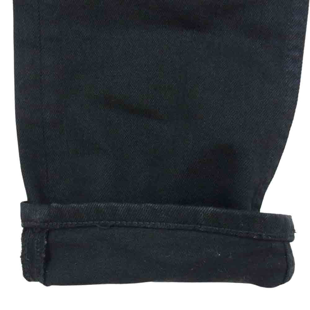 MINEDENIM マインデニム FPK107-91-322-7 スリムストレッチ 5ポケット デニム パンツ ブラック系 9【中古】