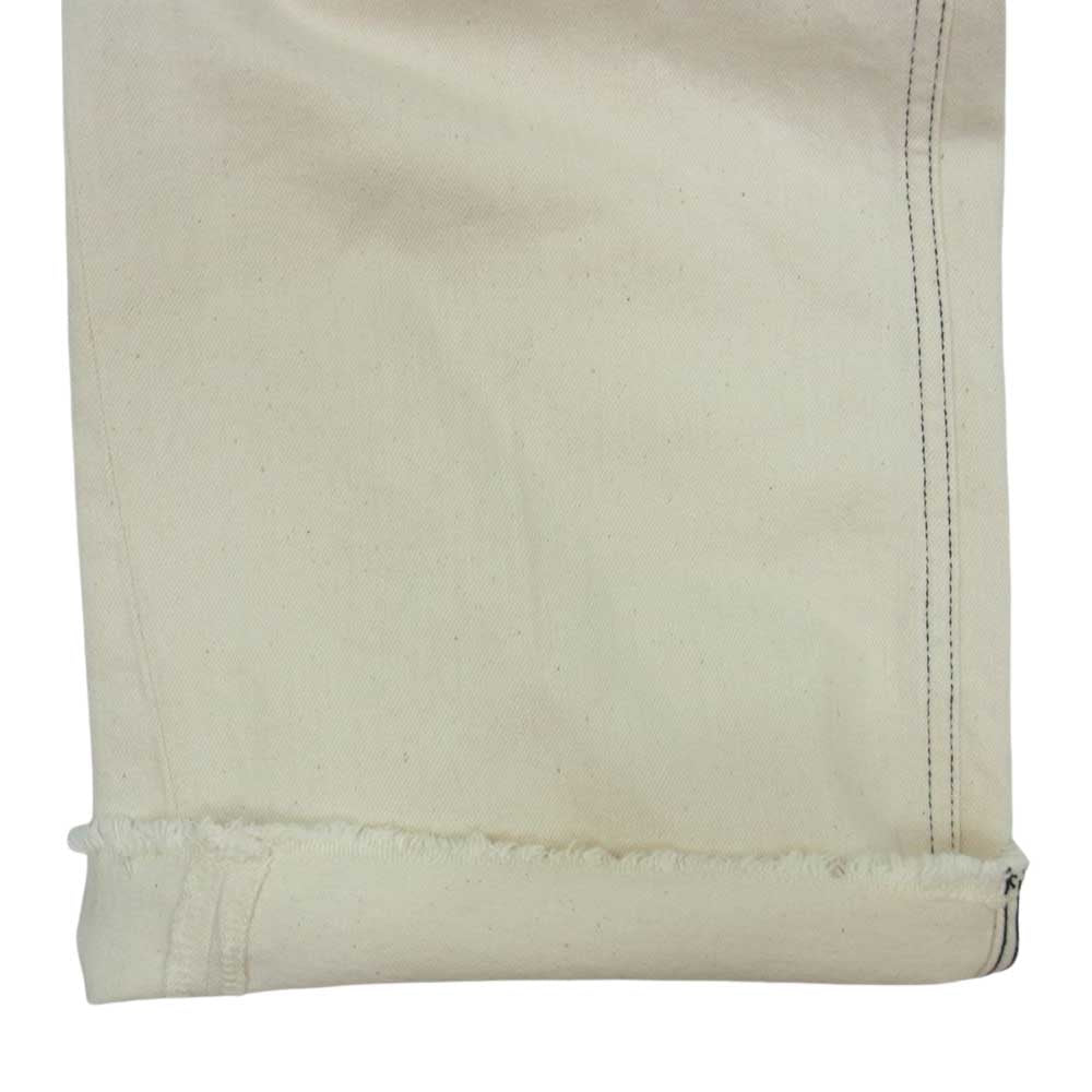 パブリックトウキョウ 700540011 カラーワイド デニム パンツ ステッチ オフホワイト系 2【中古】