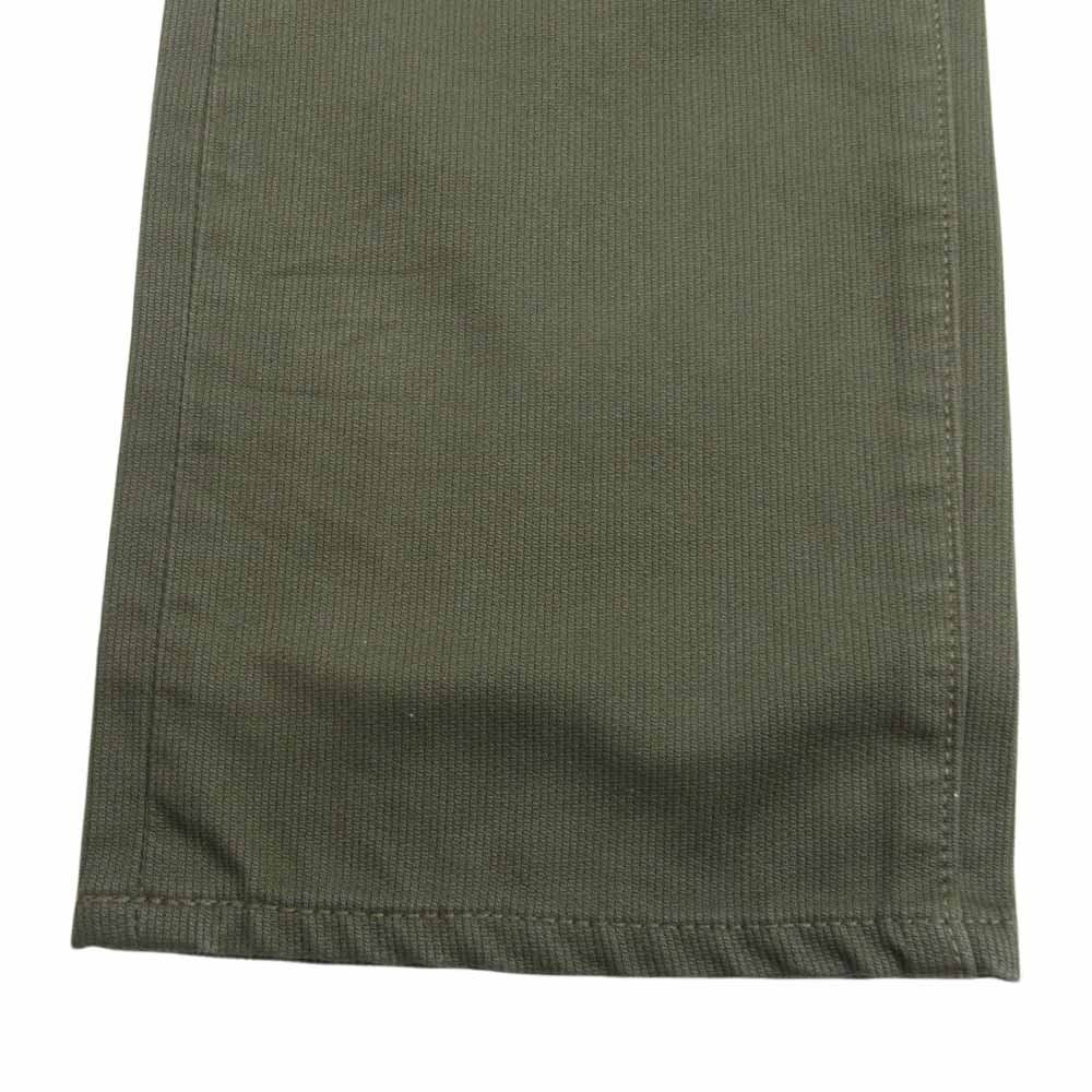 FOB FACTORY エフオービーファクトリー F1134 5P スリム ストレート ワークパンツ モスグリーン系 W31 L32【中古】