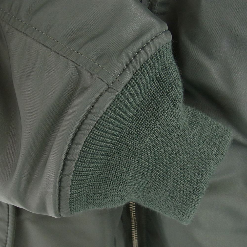 AVIREX アヴィレックス 6122162 BEAUTY&YOUTH UNITED ARROWS ユナイテッドアローズ別注 MA-1 ブルゾン カーキ系 38 M【極上美品】【中古】