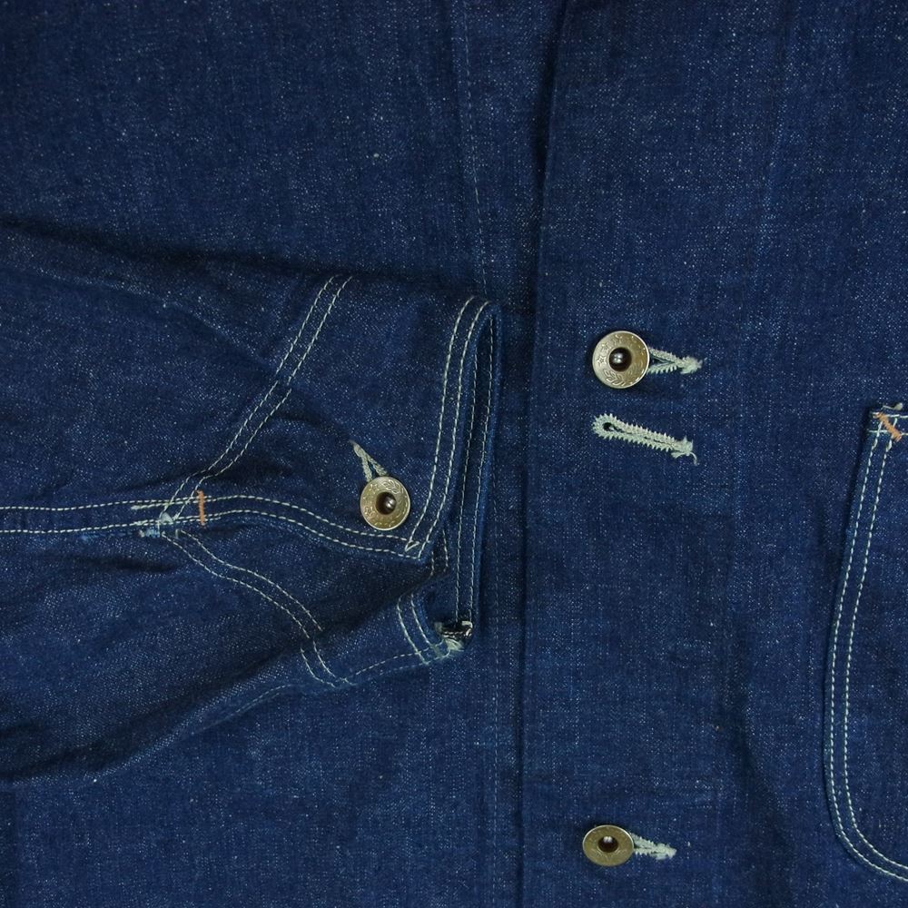 orSlow オアスロウ カバーオール denim jacket デニム ジャケット コットン 日本製 インディゴブルー系 3【中古】