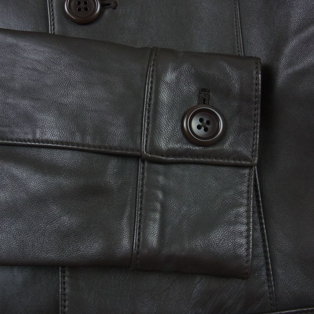 RALPH LAUREN ラルフローレン JK-RL-BA-4501 RALPH LAUREN SPORT スポーツ ラムレザー ジャケット 短丈 ブラウン系 9【中古】