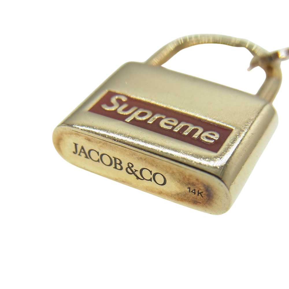 Supreme シュプリーム 20AW SUP-FW20-84 × Jacob & Co. 14K Gold Lock Pendant ジェイコブ コ 14K ゴールド ロックペンダント ゴールド系【中古】