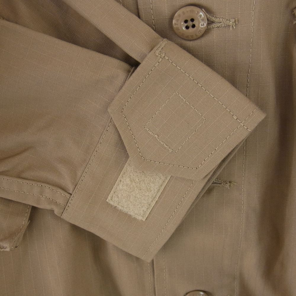 WTAPS ダブルタップス 21AW 212BRDT-SHM03 MODULAR LS COTTON RIPSTOP 再構築 モジュラー コットン リップストップ 長袖 シャツ ジャケット デザートカモ ベージュ系 02【極上美品】【中古】