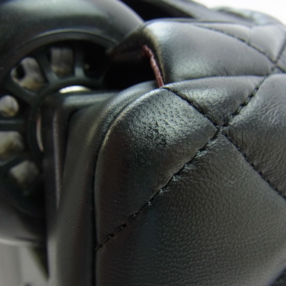 CHANEL シャネル コココクーン マトラッセ キャリーケース バッグ ブラック系 ワインレッド系【中古】