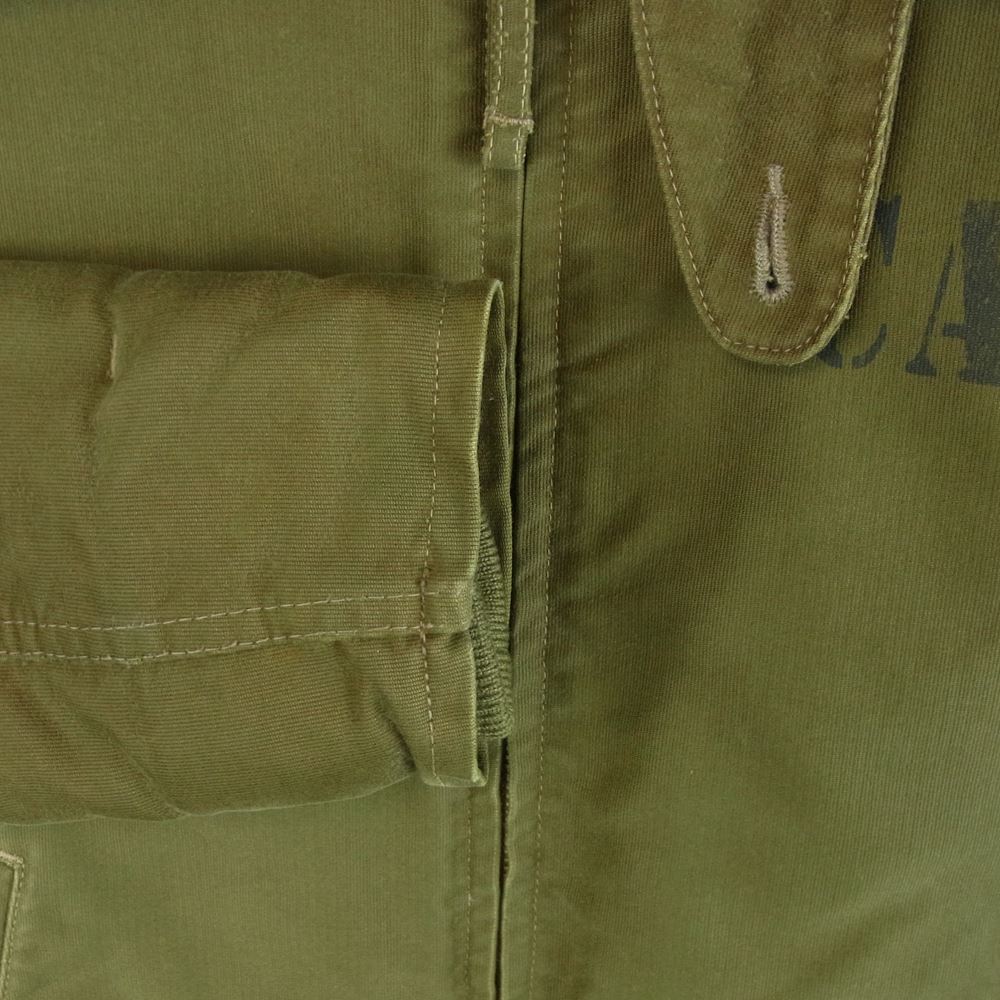 CALEE キャリー N-1 DECK JACKET デッキ ジャケット ミリタリー 日本製 カーキ系 M【中古】