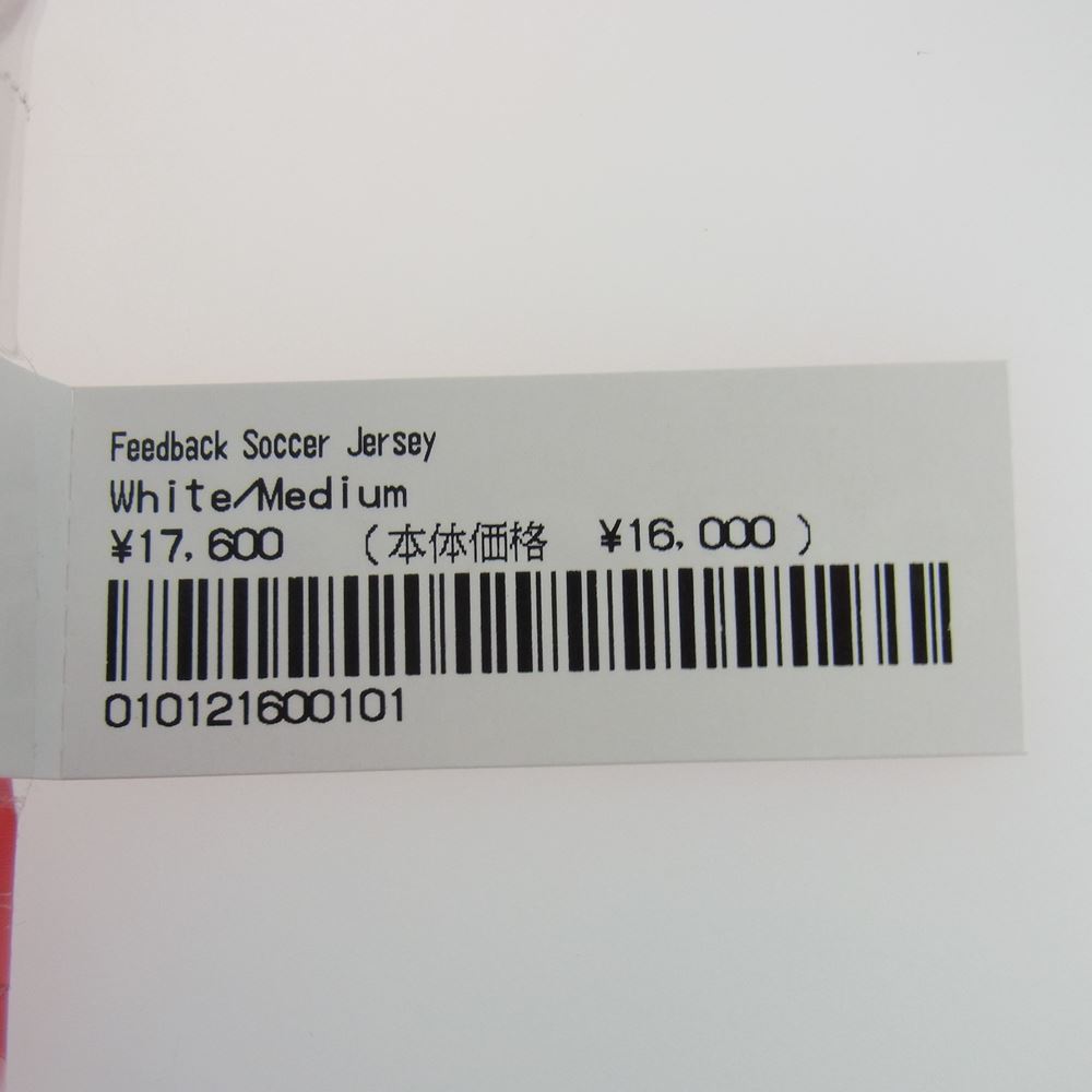 Supreme シュプリーム 23SS Feedback Soccer Jersey フィードバック サッカー ジャージ ホワイト系 M【新古品】【未使用】【中古】