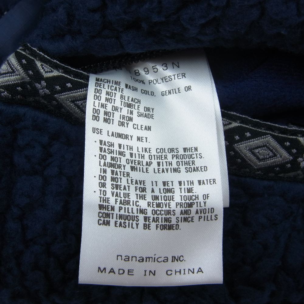 THE NORTH FACE ノースフェイス NN8953N PURPLE LABEL パープルレーベル POLARTEC フィールド マフラー ネイビー系【中古】