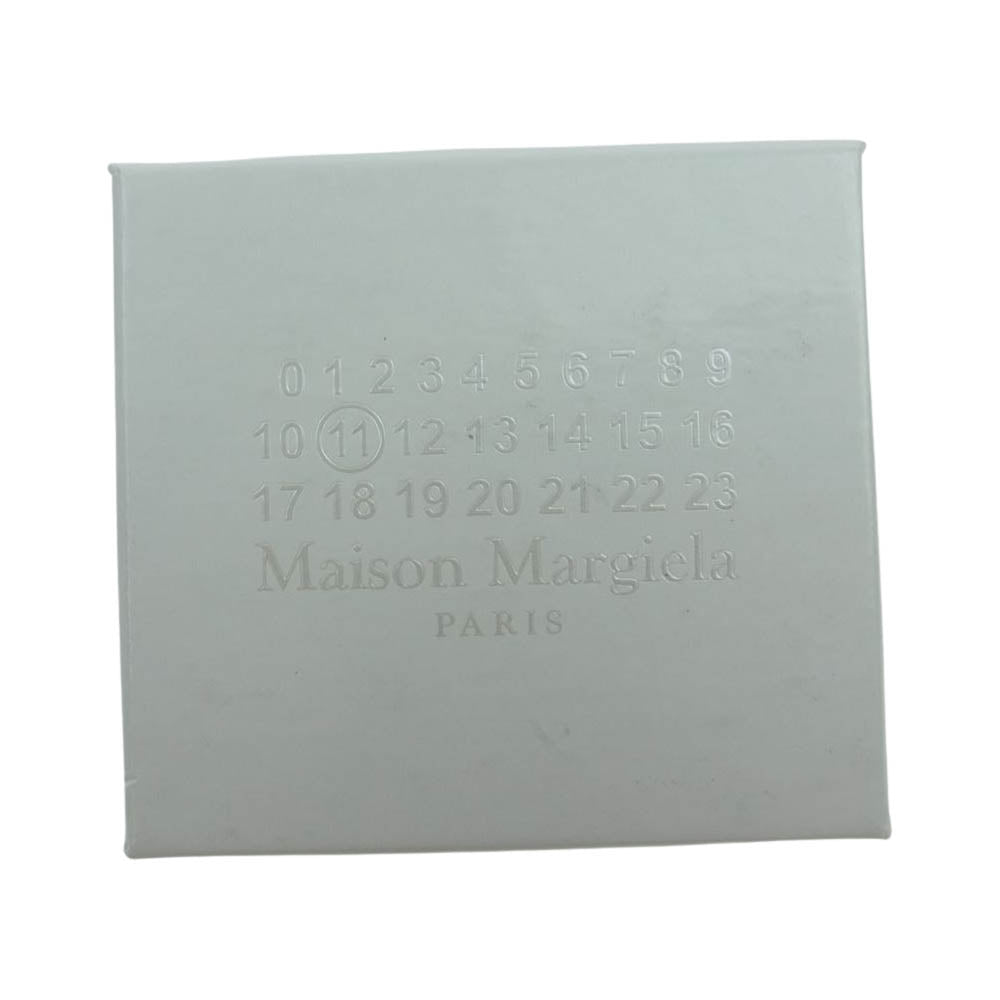 MAISON MARGIELA メゾンマルジェラ SM0VG0014 エングレーブド フープ イヤリング ピアス シルバー シルバー系【美品】【中古】