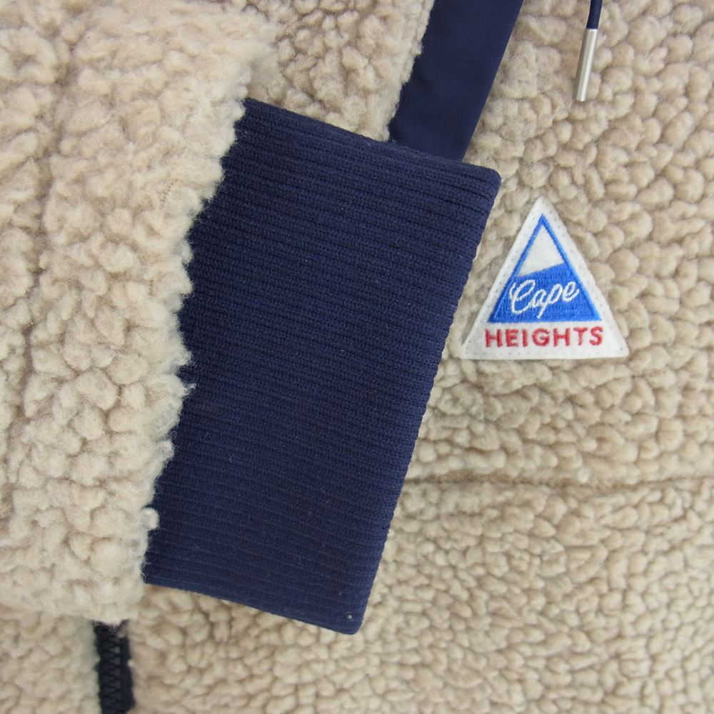 ケープハイツ ボア フリース ジャケット ホワイト系 L【中古】