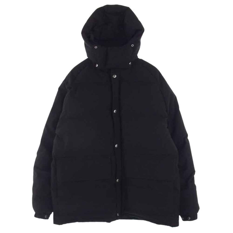 ケープハイツ ブラック ダウンジャケット フード付き