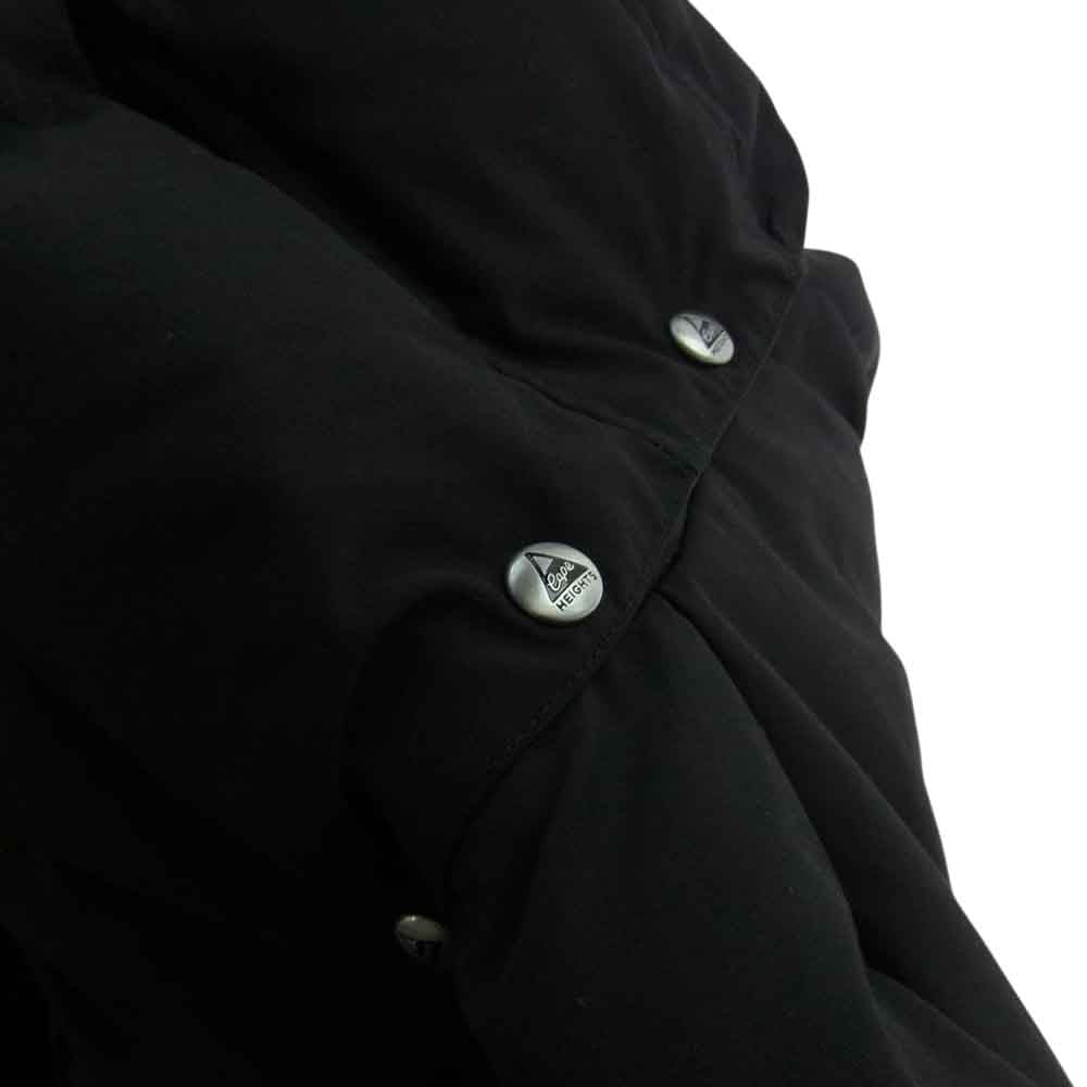 ケープハイツ フード着脱 ダウンジャケット ブラック系 L【中古】