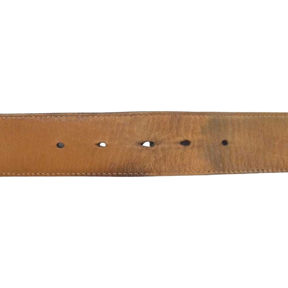 VISVIM ビズビム スエード レザー ベルト ダークグリーン系【中古】