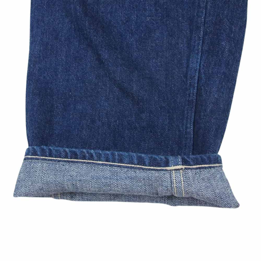 COMOLI コモリ 21AW U03-03011 BELTTED PANTS ベルテッド デニム パンツ インディゴブルー系 1【中古】