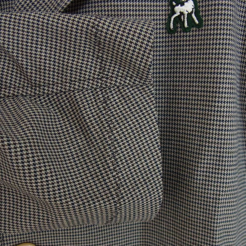 ザシェパード アンダーカバー US1B4101-2 グレンチェック パッカリング クルーズ ジャケット グレー系 4【新古品】【未使用】【中古】