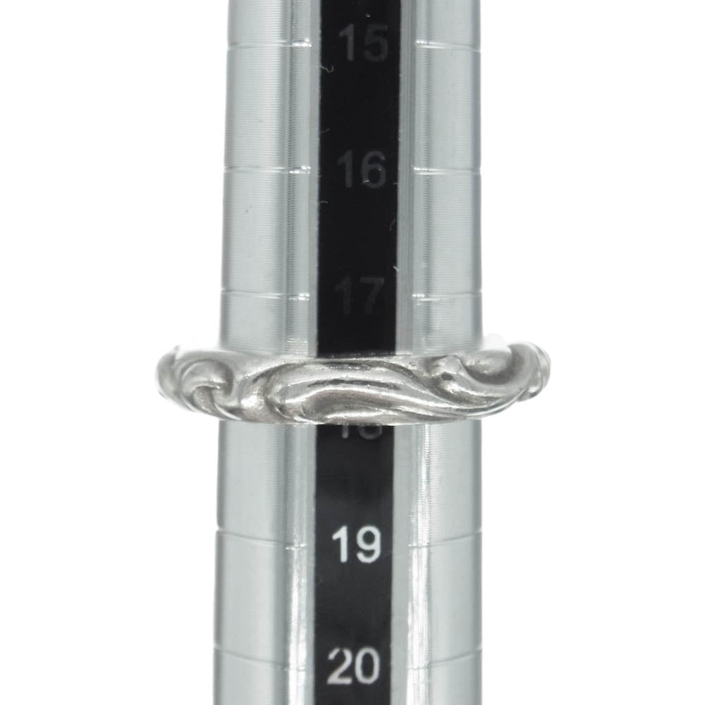 CHROME HEARTS クロムハーツ(原本無) SCROLL BAND RING スクロール バンド リング シルバー系 18号【中古】