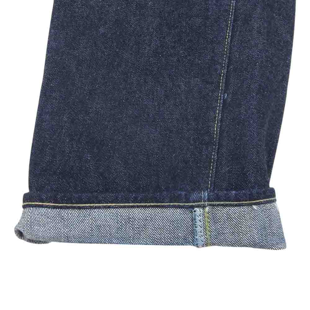 ティーシービー ジーンズ ボタンフライ デニム パンツ インディゴブルー系 W32【中古】