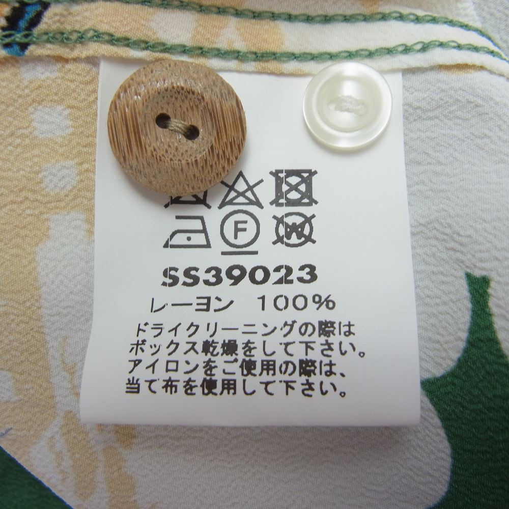 SUN SURF サンサーフ SS39023 RAYON HAWAIIAN SHIRT THE SENGOKU PERIOD 和柄 アロハ ハワイアン シャツ L【中古】